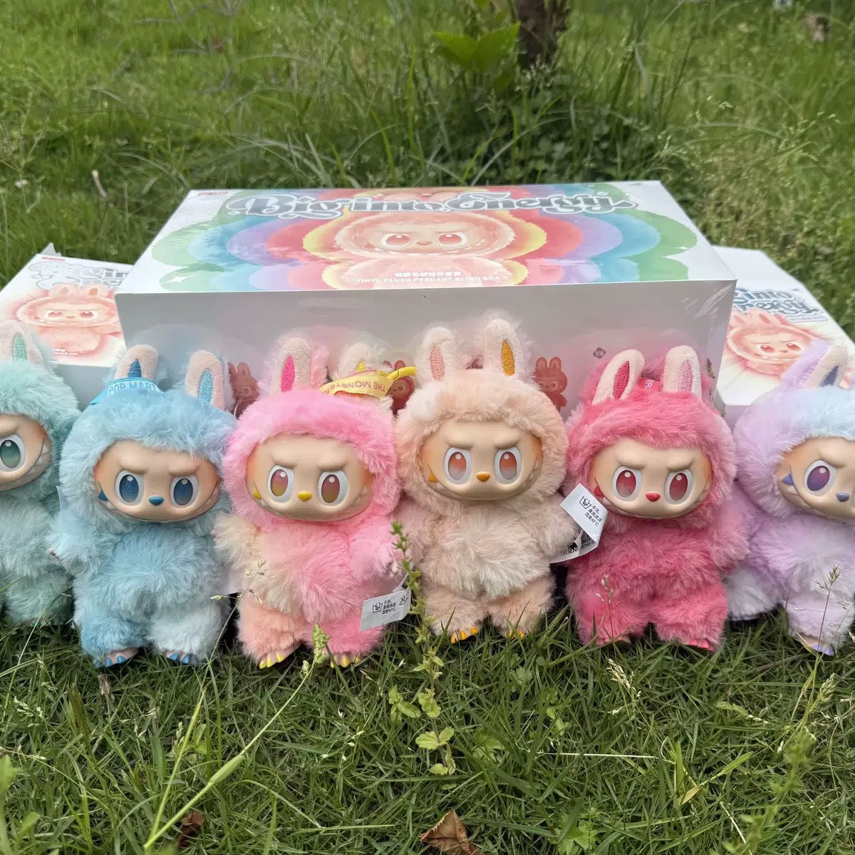 High Quality Labubu V3 Blind Box Big Into Energy the Monsters Pendant Action Figure Version Labubu Doll Anime Figurine
